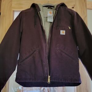 Carhartt Purple Hooded Jacket